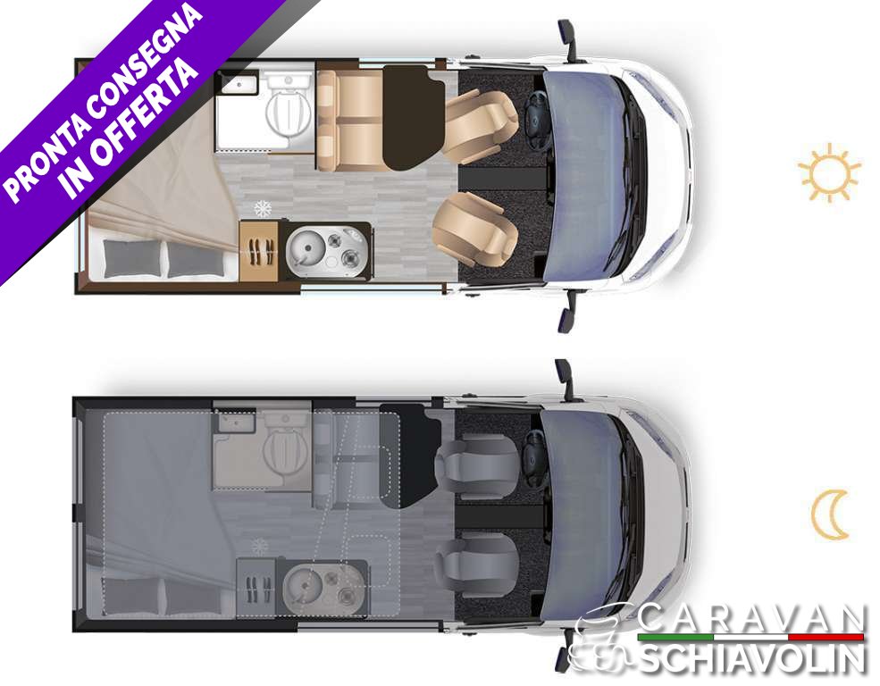 DREAMER D 43 UP FUN PLUS TETTO A SOFFIETTO CAMBIO AUTOMATICO NOVITA' 2026