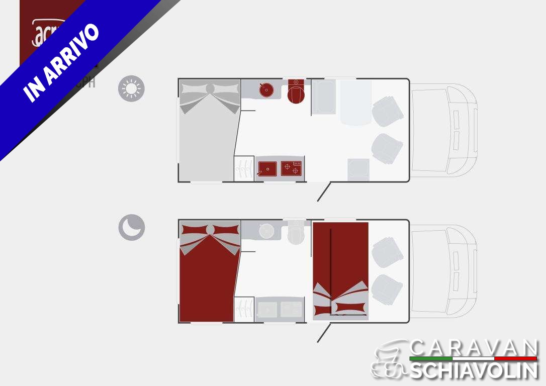 ACROSS AERO 650 CPH CAMPER PER DISABILI