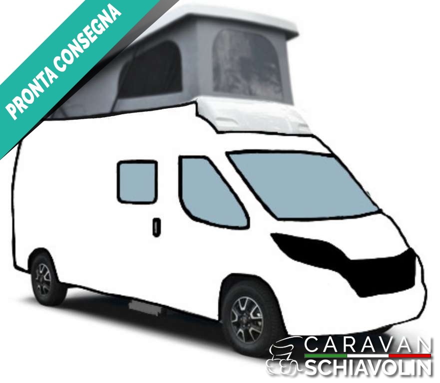 TETTO A SOFFIETTO CON LETTO MATRIMONIALE REIMO SD EF Ducato L4 H2