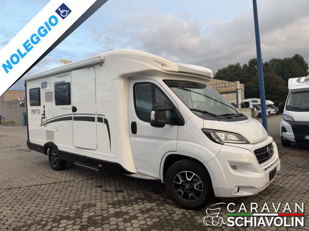 Across 650 CPH camper per disabili cambio automatico e comandi al volante