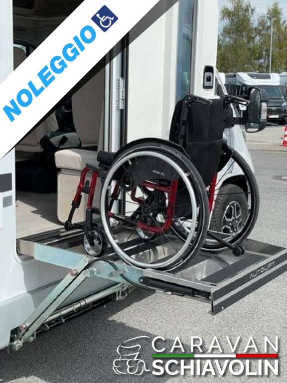 Across 650 CPH camper per disabili cambio automatico e comandi al volante