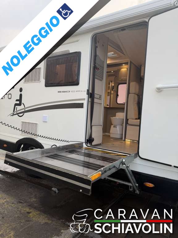 Across 650 CPH camper per disabili cambio automatico e comandi al volante