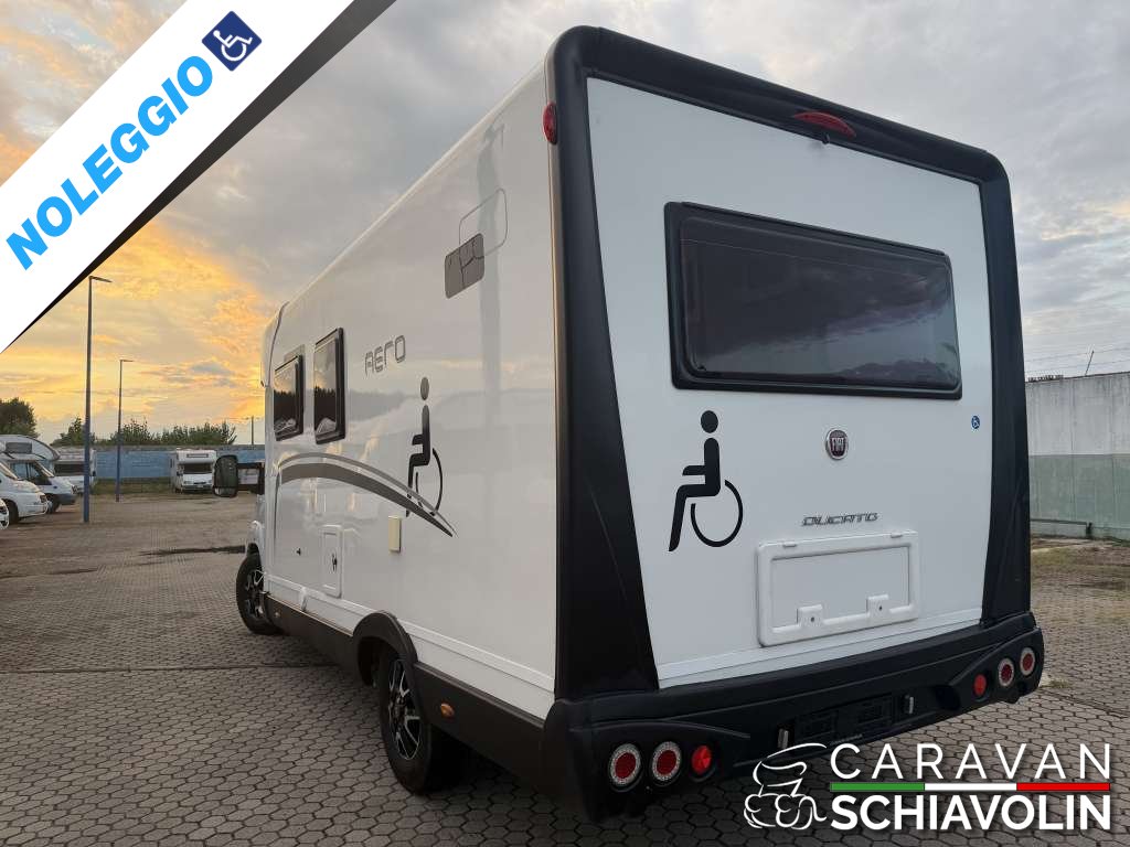 Across 650 CPH camper per disabili cambio automatico e comandi al volante