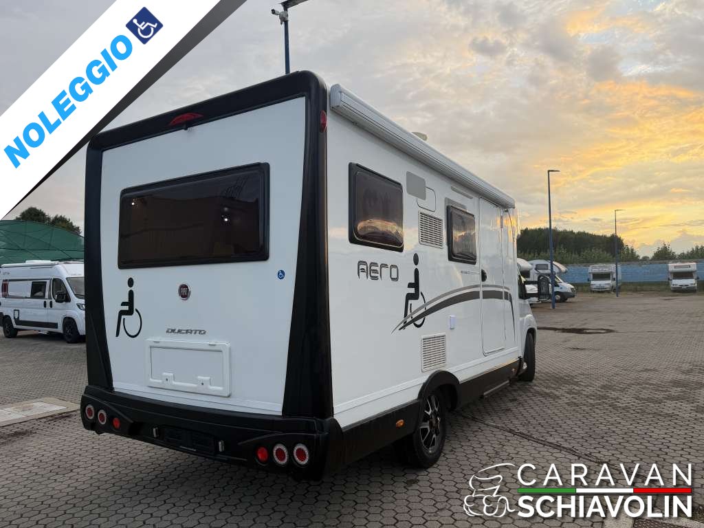 Across 650 CPH camper per disabili cambio automatico e comandi al volante